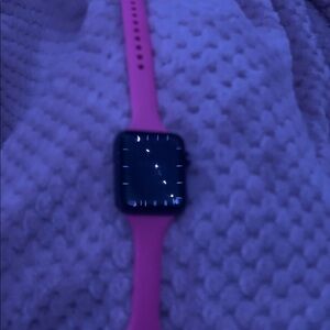 Smartwatch with Pink Band